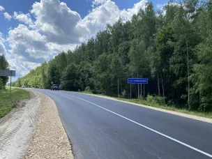 Ремонт дороги Первомайск – а/д Выездное - Дивеево - Сатис по нацпроекту «Инфраструктура для жизни» завершили досрочно